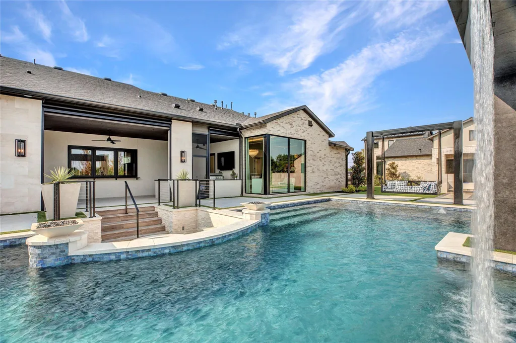 Newly Built Allen Estate with a Rare Texas Basement and Spaceship-Inspired Theater Lists for $8,400,000 20 1125 W Blondy Jhune Rd Lucas TX 7500228