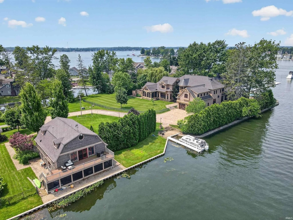 11751 N Black Point Rd – Boathouse and Main Residence Boathouse and Main Residence at 11751 N Black Point Rd, Syracuse, Indiana