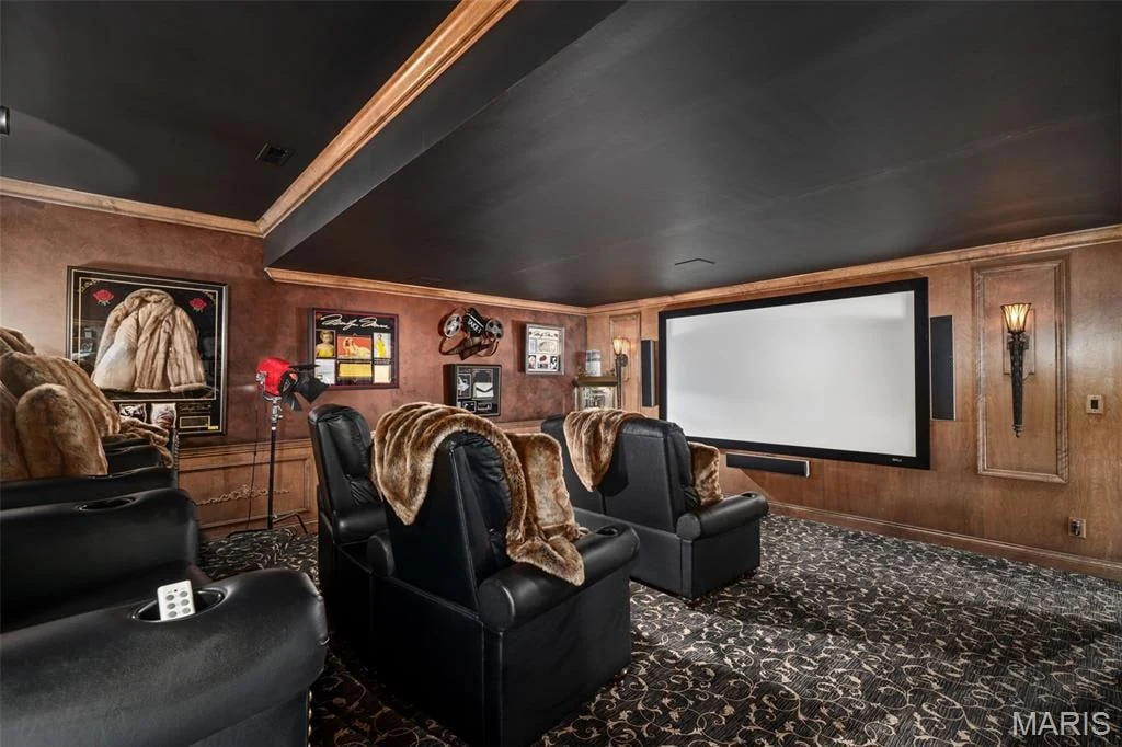 12947 Sunset Bluff Ct – Private Home Theater Private Home Theater at 12947 Sunset Bluff Ct, Sunset Hills, Missouri