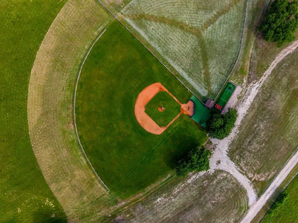 A Texas Estate Built Around Circa-1740 Scottish Timbers Lists for $14,250,000 19 A private youth baseball field forms a separate recreation area on the grounds at 13000 Old Weatherford Rd, Aledo