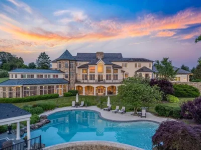 Sprawling New Jersey Estate with Indoor and Outdoor Pools Spans Nearly 130 Acres, Asking $8,900,000 1 Sprawling New Jersey Estate with Indoor and Outdoor Pools Spans Nearly 130 Acres, Asking $8,900,000