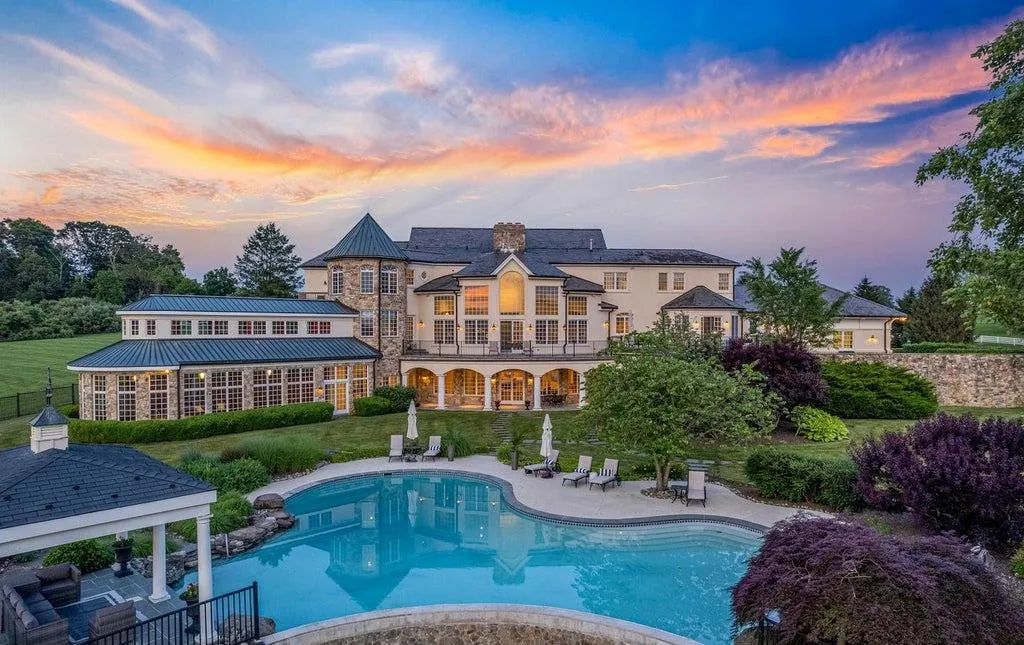 Sprawling New Jersey Estate with Indoor and Outdoor Pools Spans Nearly 130 Acres, Asking $8,900,000 1 131 Harbourton Woodsville Rd Lambertville NJ 08530009