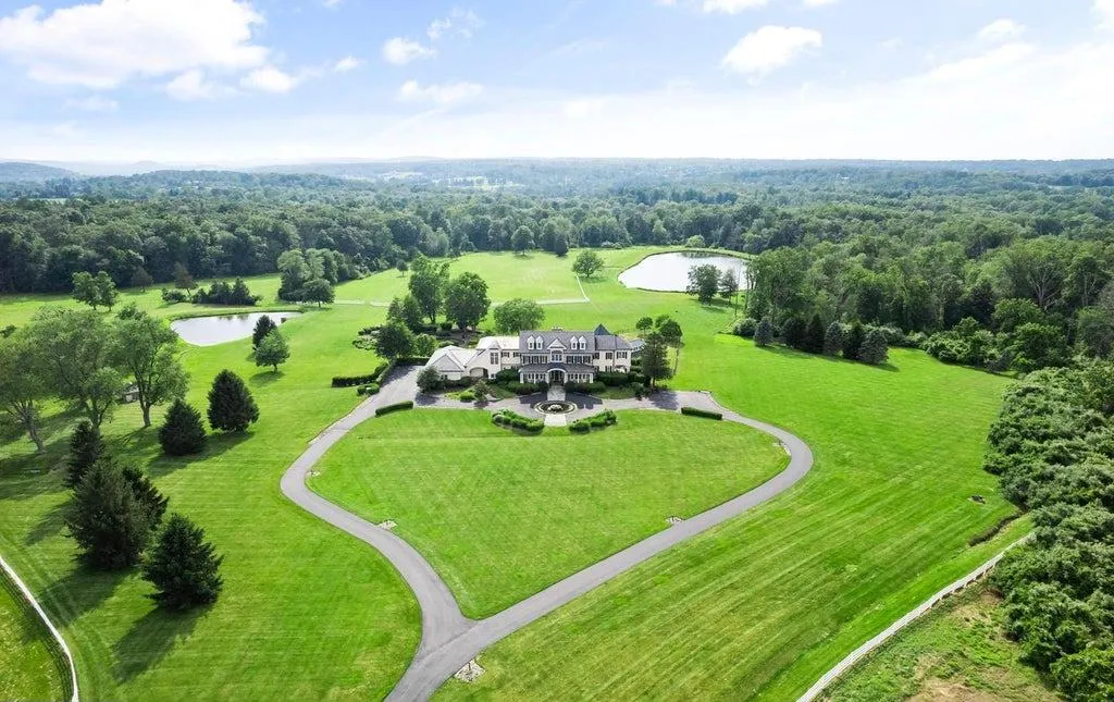 Sprawling New Jersey Estate with Indoor and Outdoor Pools Spans Nearly 130 Acres, Asking $8,900,000 18 131 Harbourton Woodsville Rd Lambertville NJ 08530018