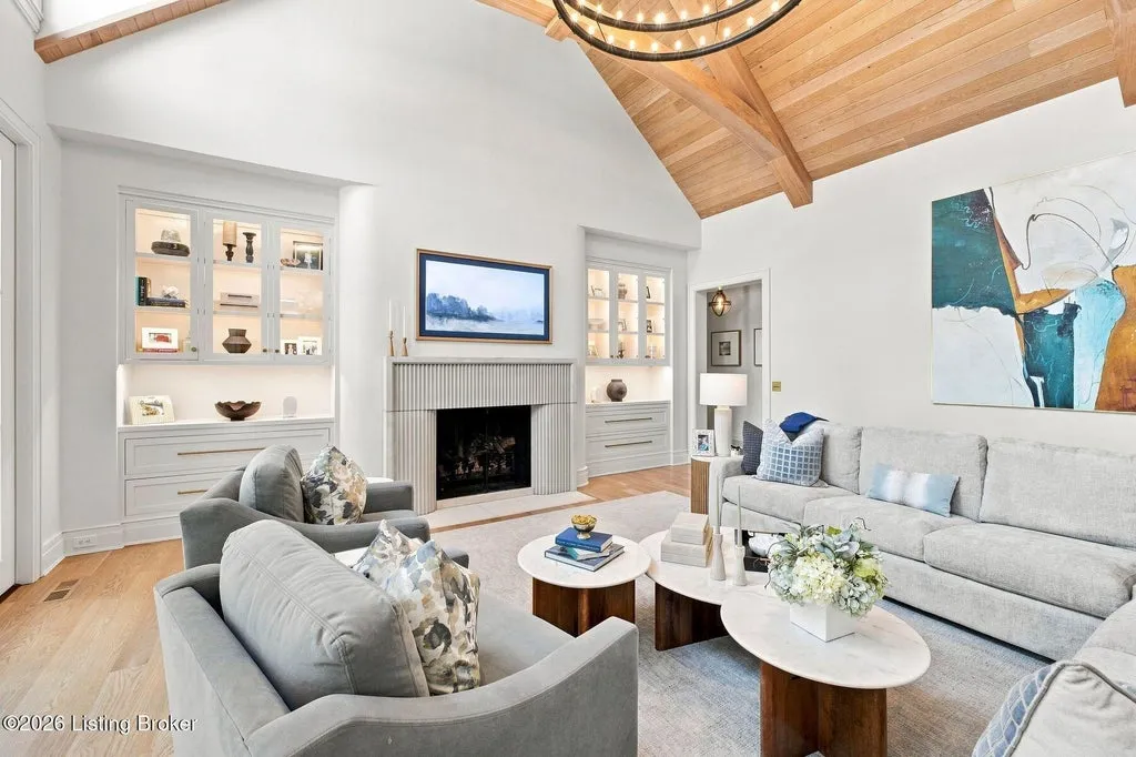 Newly Built Prospect Estate with a Pool, Sport Court and Separate Guest Apartment Lists for $4,995,000 7 14426 River Glades Dr Prospect KY 4005908