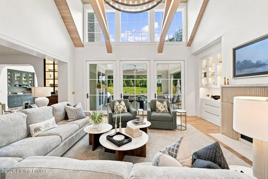 Newly Built Prospect Estate with a Pool, Sport Court and Separate Guest Apartment Lists for $4,995,000 5 14426 River Glades Dr Prospect KY 4005909