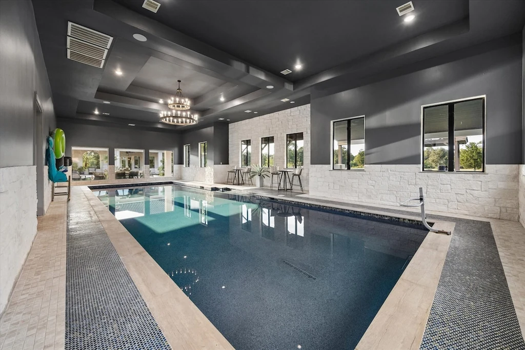 16830 Bridle Oak Dr – Striking Indoor Swimming Pool Striking Indoor Swimming Pool at 16830 Bridle Oak Dr, Cypress, Texas