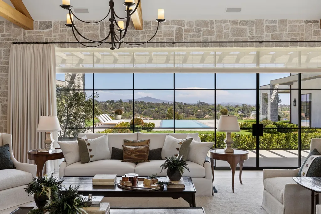 Newly Built Rancho Santa Fe Estate With Centuries-Old French Materials and Curated Art Lists for $29,000,000 5 17845 47 Via De Fortuna Rancho Santa Fe CA06