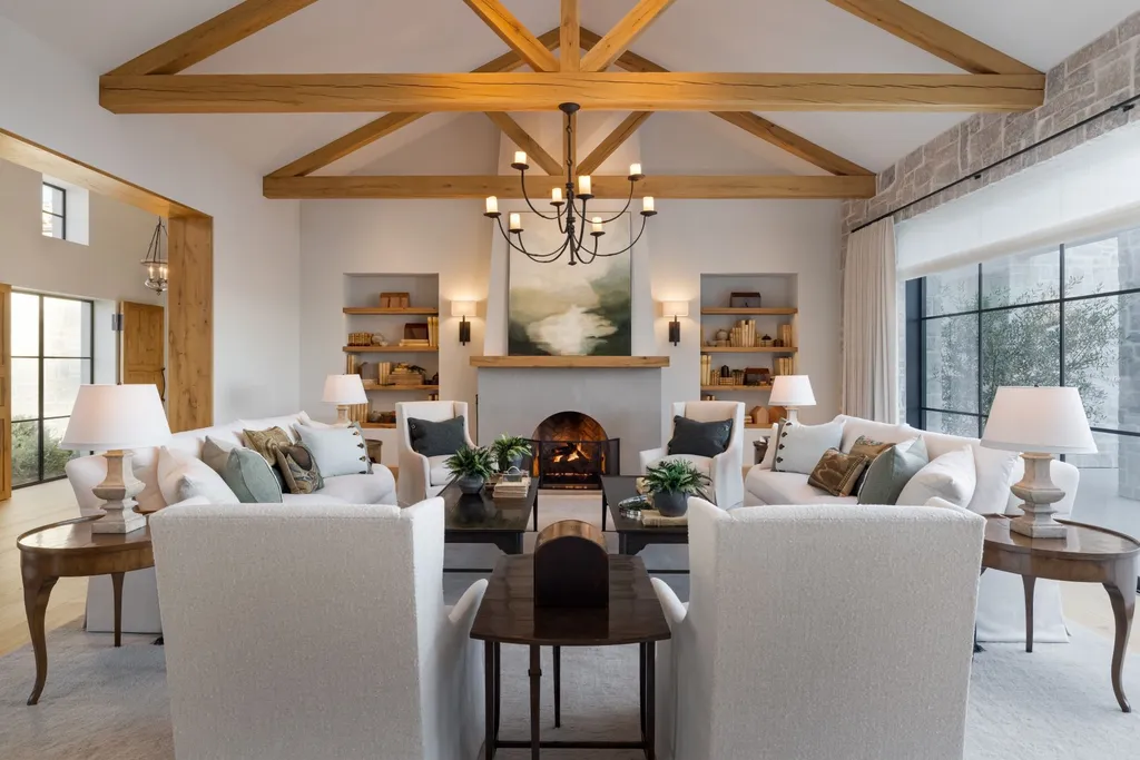 Newly Built Rancho Santa Fe Estate With Centuries-Old French Materials and Curated Art Lists for $29,000,000 7 17845 47 Via De Fortuna Rancho Santa Fe CA07