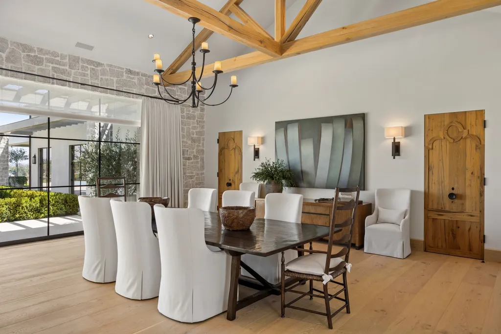 Newly Built Rancho Santa Fe Estate With Centuries-Old French Materials and Curated Art Lists for $29,000,000 8 17845 47 Via De Fortuna Rancho Santa Fe CA08