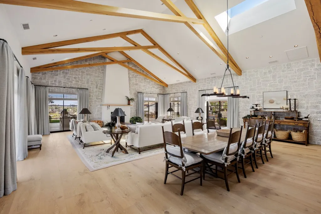 Newly Built Rancho Santa Fe Estate With Centuries-Old French Materials and Curated Art Lists for $29,000,000 6 17845 47 Via De Fortuna Rancho Santa Fe CA09