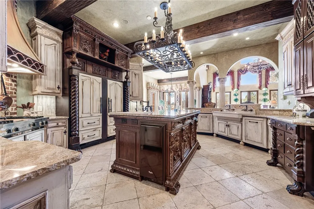 French-Inspired Arkansas Manor Overlooking Three Pinnacle Country Club Golf Holes Lists for $3,249,000 8 2 S Samoset Ct Rogers AR 7275808