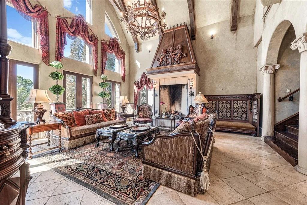 French-Inspired Arkansas Manor Overlooking Three Pinnacle Country Club Golf Holes Lists for $3,249,000 12 2 S Samoset Ct Rogers AR 7275812
