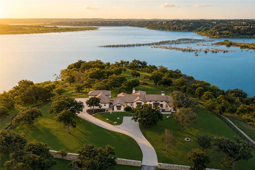 Santa Barbara-Style Lake Travis Estate With 2,300 Feet of Waterfront and Subdivision Potential Lists for $12,000,000 2 2031 County Road 410 Spicewood TX 7866901