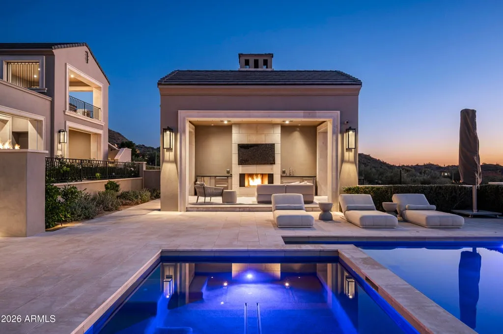 Newly Built Scottsdale Estate with a Rare Expansive Lawn and Desert Views Lists for $24,000,000 19 20646 N 112TH Street Scottsdale AZ 8525537