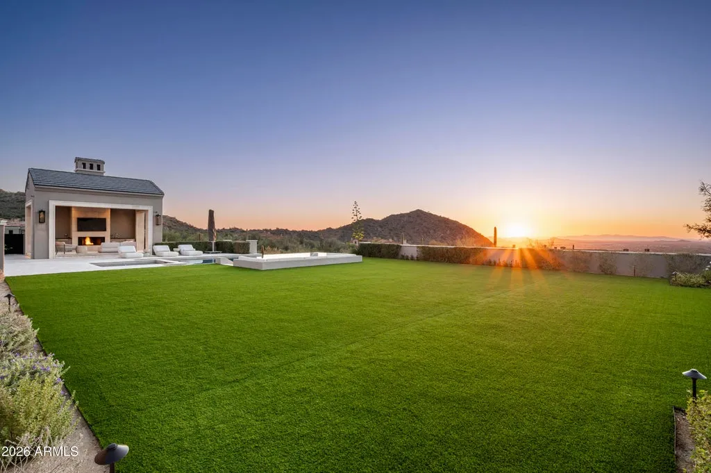 Newly Built Scottsdale Estate with a Rare Expansive Lawn and Desert Views Lists for $24,000,000 22 20646 N 112TH Street Scottsdale AZ 8525538
