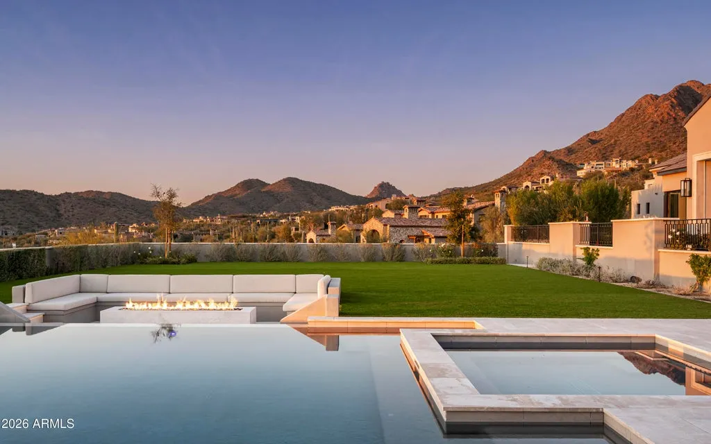 Newly Built Scottsdale Estate with a Rare Expansive Lawn and Desert Views Lists for $24,000,000 20 20646 N 112TH Street Scottsdale AZ 8525539