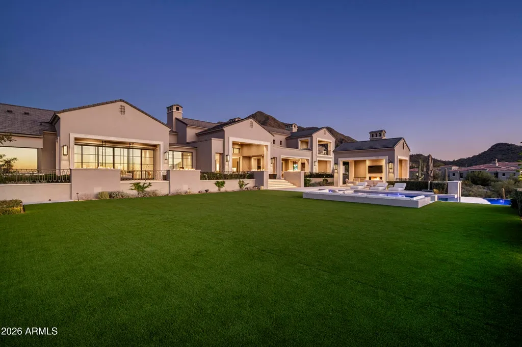 Newly Built Scottsdale Estate with a Rare Expansive Lawn and Desert Views Lists for $24,000,000 4 20646 N 112TH Street Scottsdale AZ 8525540