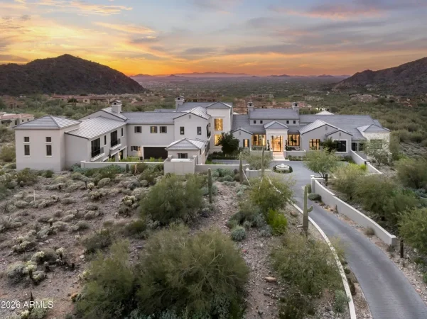 Newly Built Scottsdale Estate with a Rare Expansive Lawn and Desert Views Lists for $24,000,000