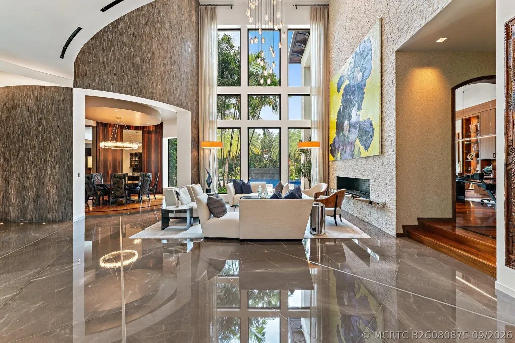 Bespoke Jupiter Estate With a Secluded Garden Spa and Resort-Style Pool Lists for $34,000,000 in The Bear’s Club 4 211 Bears Club Drive Jupiter FL 3347708