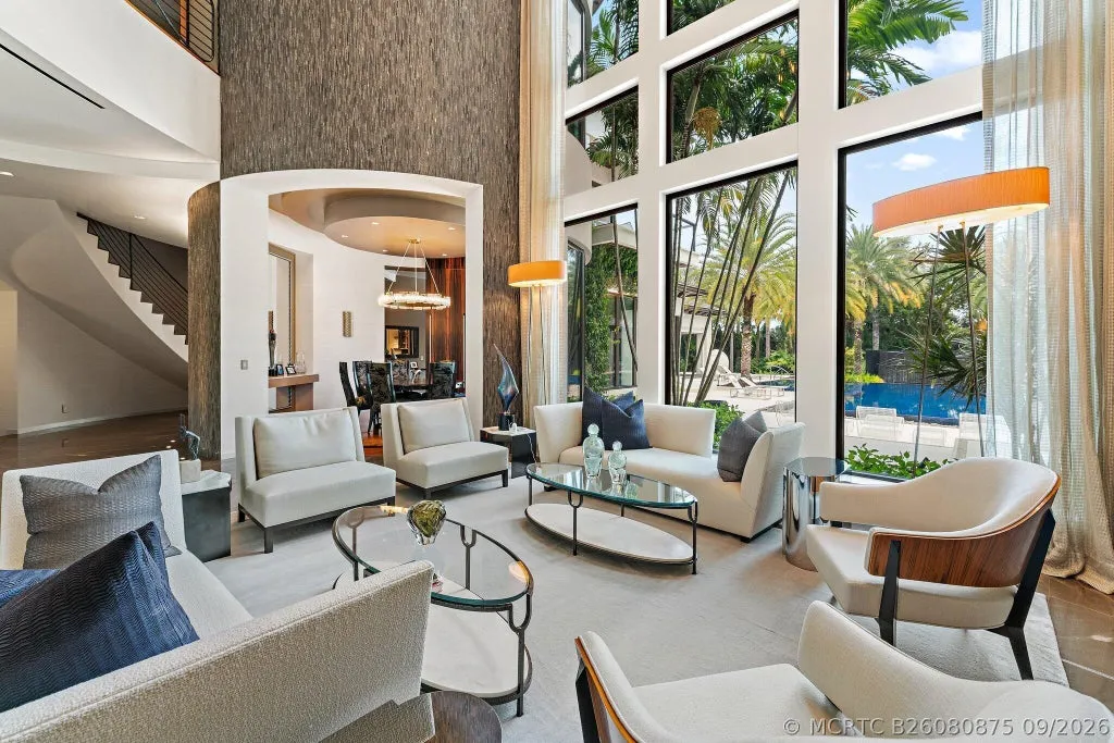 Bespoke Jupiter Estate With a Secluded Garden Spa and Resort-Style Pool Lists for $34,000,000 in The Bear’s Club 5 211 Bears Club Drive Jupiter FL 3347710