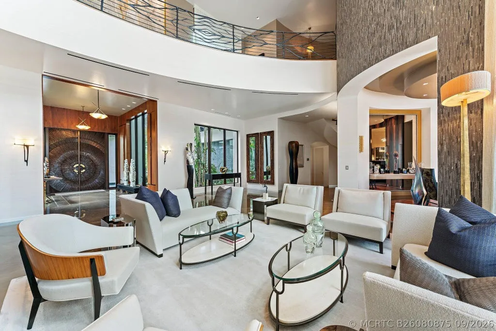 Bespoke Jupiter Estate With a Secluded Garden Spa and Resort-Style Pool Lists for $34,000,000 in The Bear’s Club 6 211 Bears Club Drive Jupiter FL 3347711