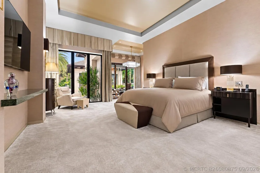 Bespoke Jupiter Estate With a Secluded Garden Spa and Resort-Style Pool Lists for $34,000,000 in The Bear’s Club 8 211 Bears Club Drive Jupiter FL 3347719