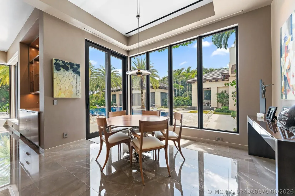 Bespoke Jupiter Estate With a Secluded Garden Spa and Resort-Style Pool Lists for $34,000,000 in The Bear’s Club 13 211 Bears Club Drive Jupiter FL 3347734