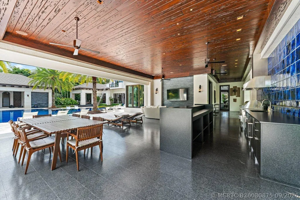 Bespoke Jupiter Estate With a Secluded Garden Spa and Resort-Style Pool Lists for $34,000,000 in The Bear’s Club 16 211 Bears Club Drive Jupiter FL 3347761