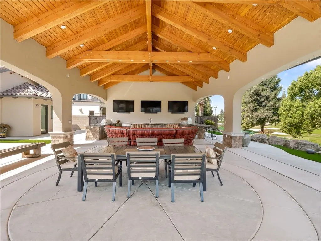 Newly Built Fresno Estate with a 13-Car Garage and 400-Gallon Saltwater Aquarium Hits the Market for $11,577,777 17 2230 E Spey Valley Fresno CA 9373019 1