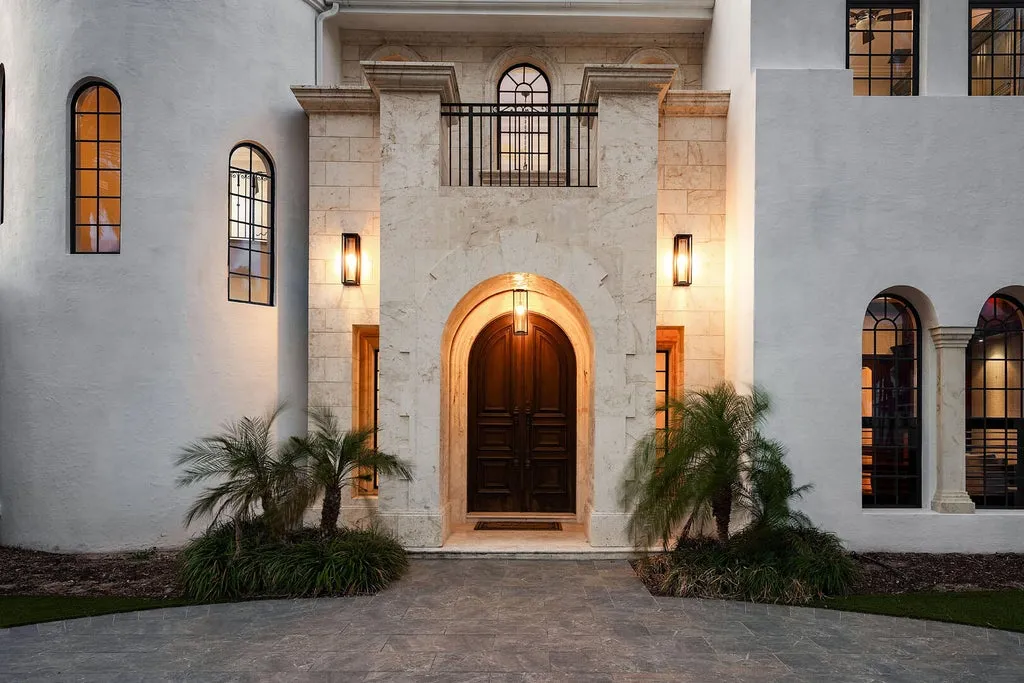 Spanish Mediterranean Boca Raton Estate with 150 Feet of Waterfront Returns to Market for $17,995,000 3 251 W Coconut Palm Road Boca Raton FL05