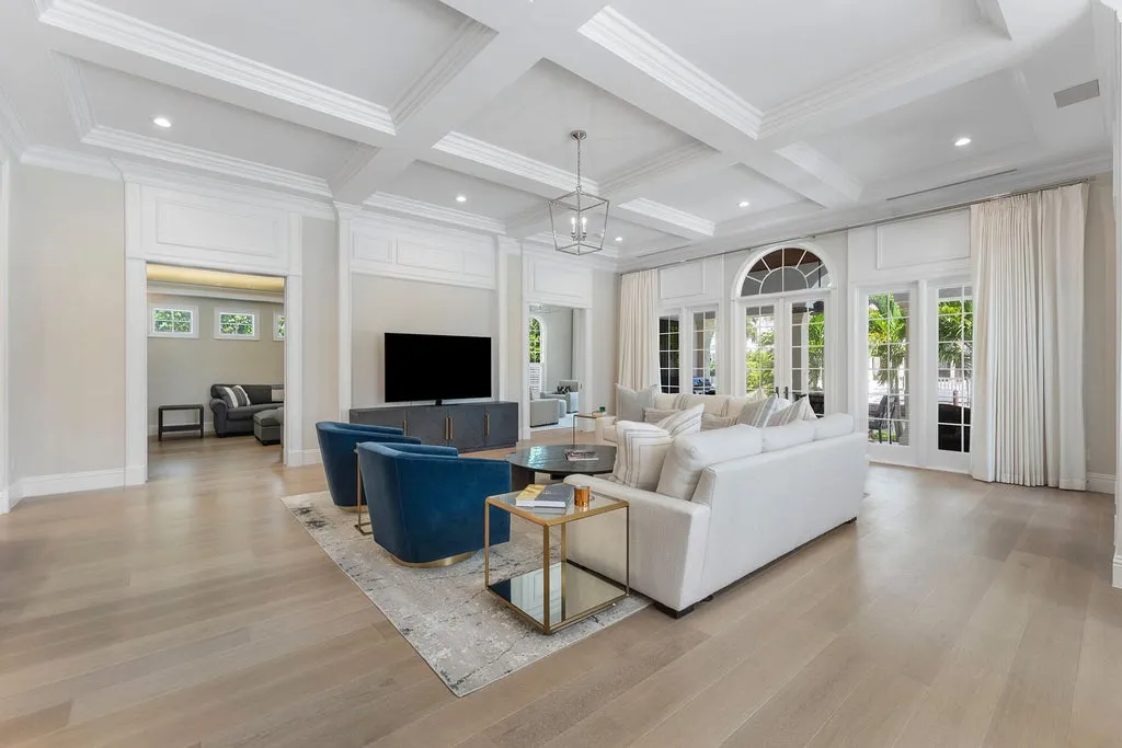 Spanish Mediterranean Boca Raton Estate with 150 Feet of Waterfront Returns to Market for $17,995,000 8 251 W Coconut Palm Road Boca Raton FL20