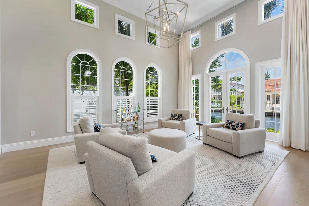 Spanish Mediterranean Boca Raton Estate with 150 Feet of Waterfront Returns to Market for $17,995,000 6 251 W Coconut Palm Road Boca Raton FL22