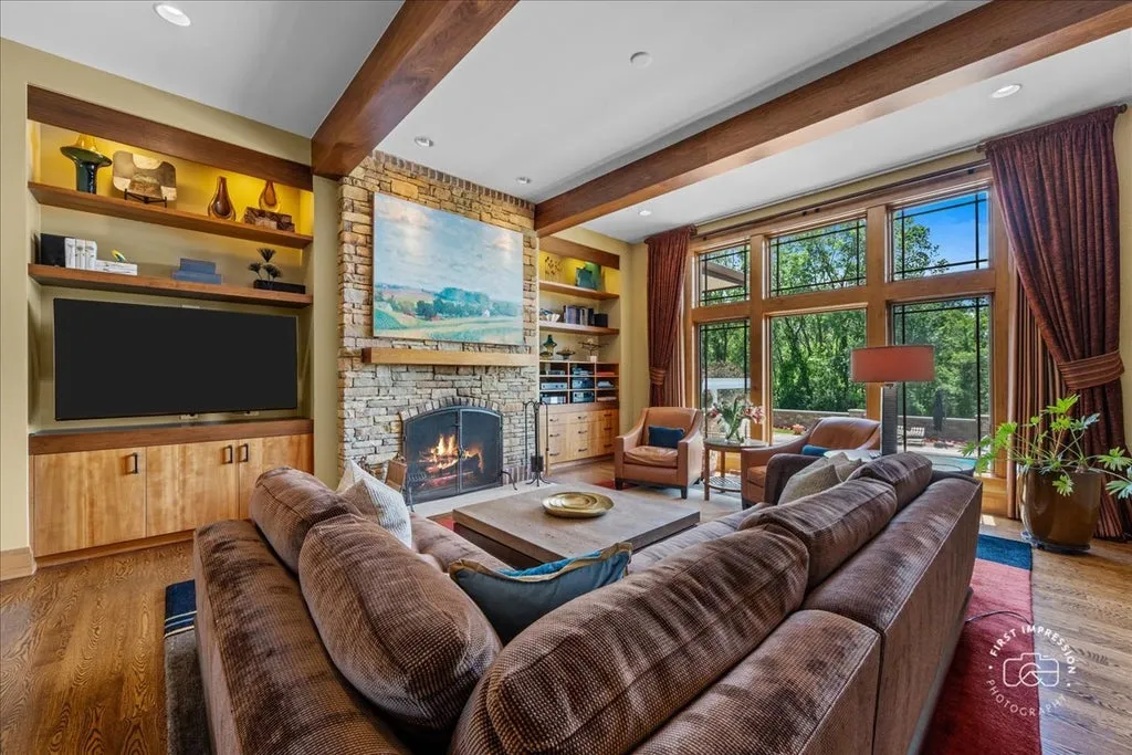 Prairie-Style Illinois Estate Bordering 200 Acres of Protected Forest Preserve Lists for $2,199,000 6 39W973 Crosscreek Ln St Charles IL 6017509