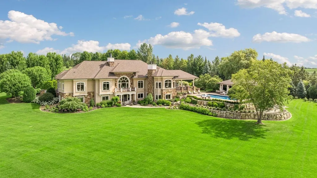 Architect-Designed Minnesota Lake Estate with a 140-Tree Apple Orchard Lists for $4,300,000 27 4675 County Road 11 Loretto MN 55357022