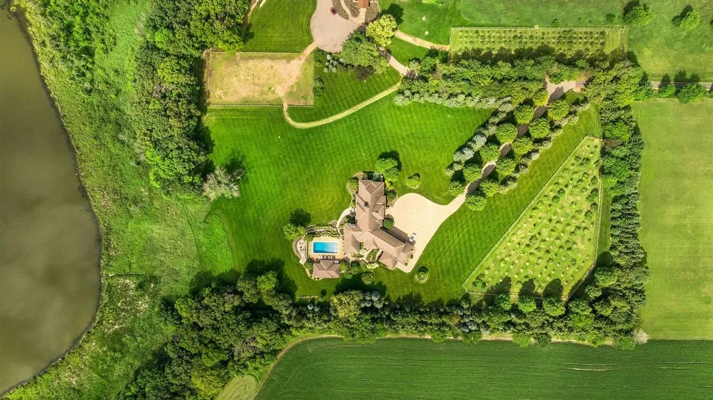 Architect-Designed Minnesota Lake Estate with a 140-Tree Apple Orchard Lists for $4,300,000 29 4675 County Road 11 Loretto MN 55357023