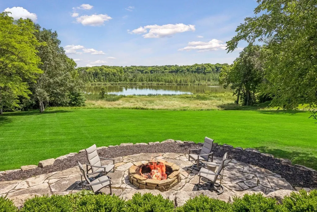 Architect-Designed Minnesota Lake Estate with a 140-Tree Apple Orchard Lists for $4,300,000 26 4675 County Road 11 Loretto MN 55357027