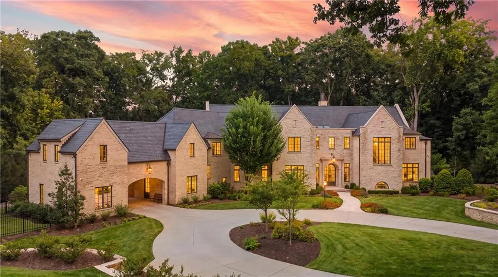 Georgia Estate With a Full Indoor Basketball Court and a Princeton-Inspired Library Lists for $18,900,000 2 5420 Buice Rd Johns Creek GA 30022002