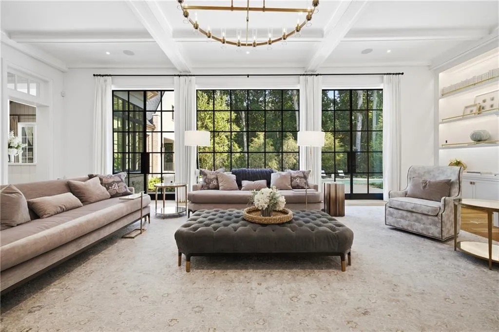 Georgia Estate With a Full Indoor Basketball Court and a Princeton-Inspired Library Lists for $18,900,000 7 5420 Buice Rd Johns Creek GA 30022013