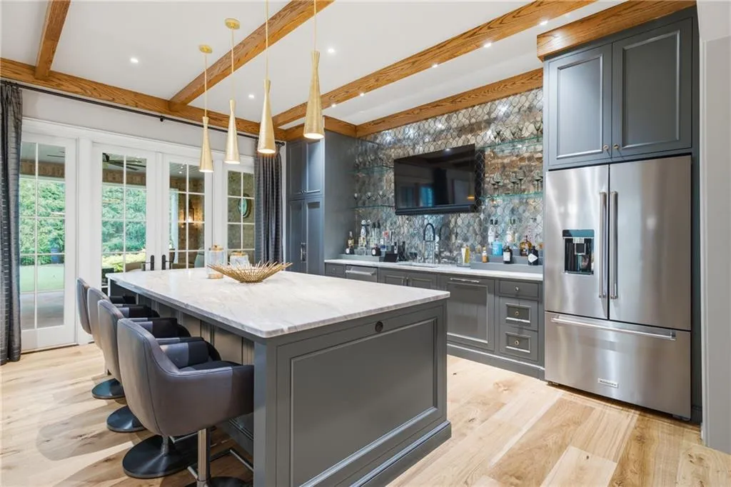 Georgia Estate With a Full Indoor Basketball Court and a Princeton-Inspired Library Lists for $18,900,000 20 5420 Buice Rd Johns Creek GA 30022088