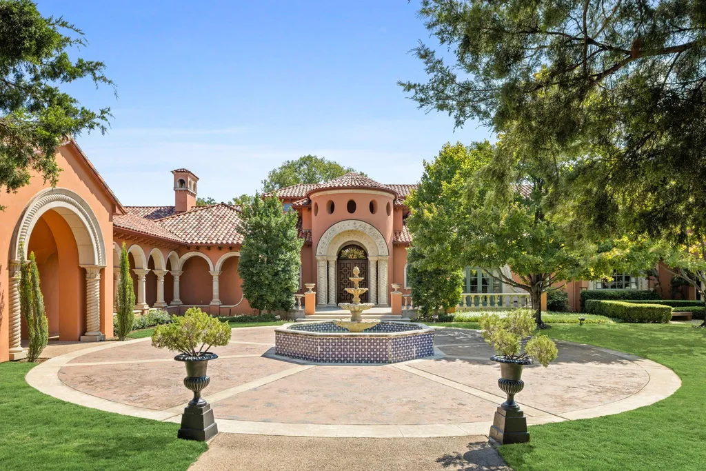 Secluded Plano Estate With a 20-Car Garage and Private One-Acre Pond Lists for $21,500,000 2 5817 Red Wolf Ln Plano TX 7509302