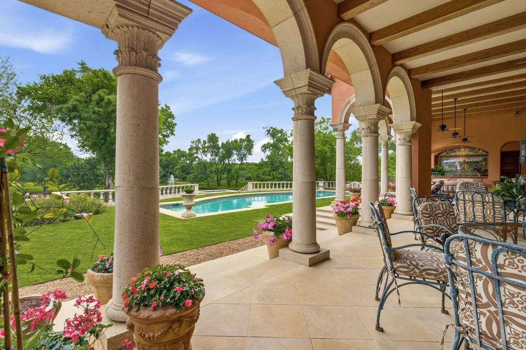 Secluded Plano Estate With a 20-Car Garage and Private One-Acre Pond Lists for $21,500,000 8 5817 Red Wolf Ln Plano TX 7509314