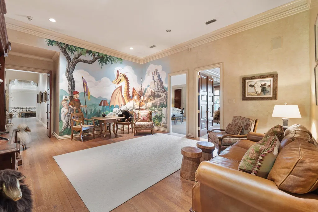 Secluded Plano Estate With a 20-Car Garage and Private One-Acre Pond Lists for $21,500,000 16 5817 Red Wolf Ln Plano TX 7509323