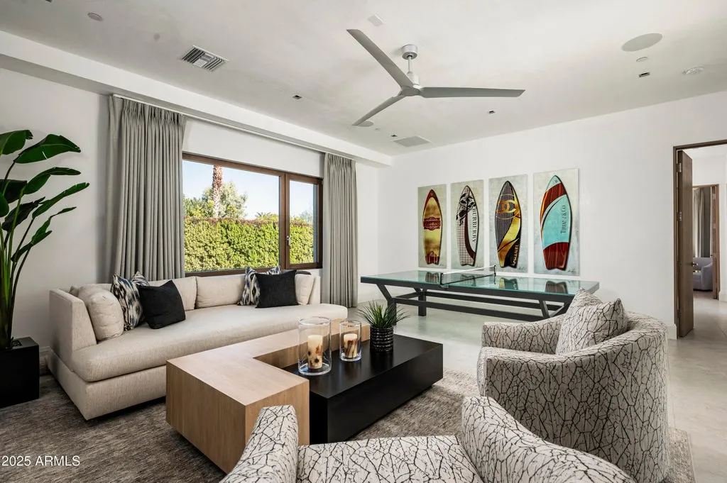 Single-Level Paradise Valley Estate With a Private Fitness Building and Six-Car Garage Lists for $23,250,000 17 6540 E CHOLLA Drive Paradise Valley AZ28