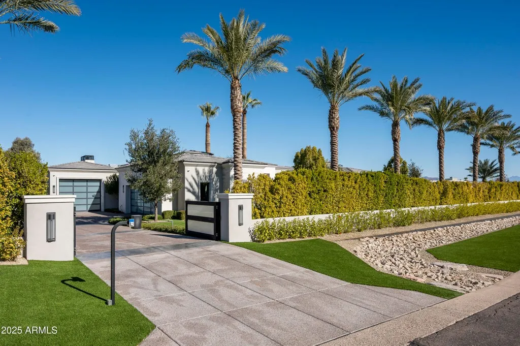 Single-Level Paradise Valley Estate With a Private Fitness Building and Six-Car Garage Lists for $23,250,000 24 6540 E CHOLLA Drive Paradise Valley AZ42