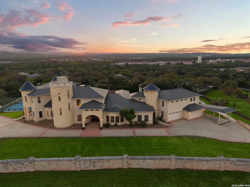 Castle-Like San Antonio Estate with a Grotto Pool and Observation Tower Lists for $4,300,000 22 6762 MANOR HL San Antonio TX 7825704