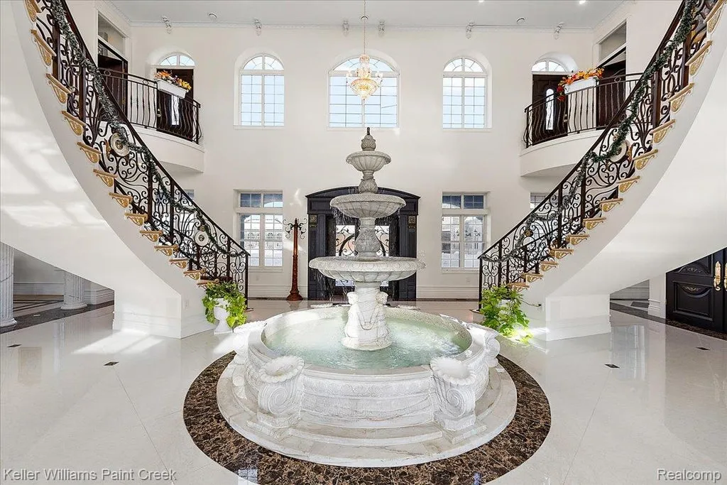 Sprawling Michigan Lakefront Estate With 15 Bedrooms, an Indoor Pool and 13-Car Garage Asks $7,500,000 3 68050 Hillside Lane Washington MI 4809505