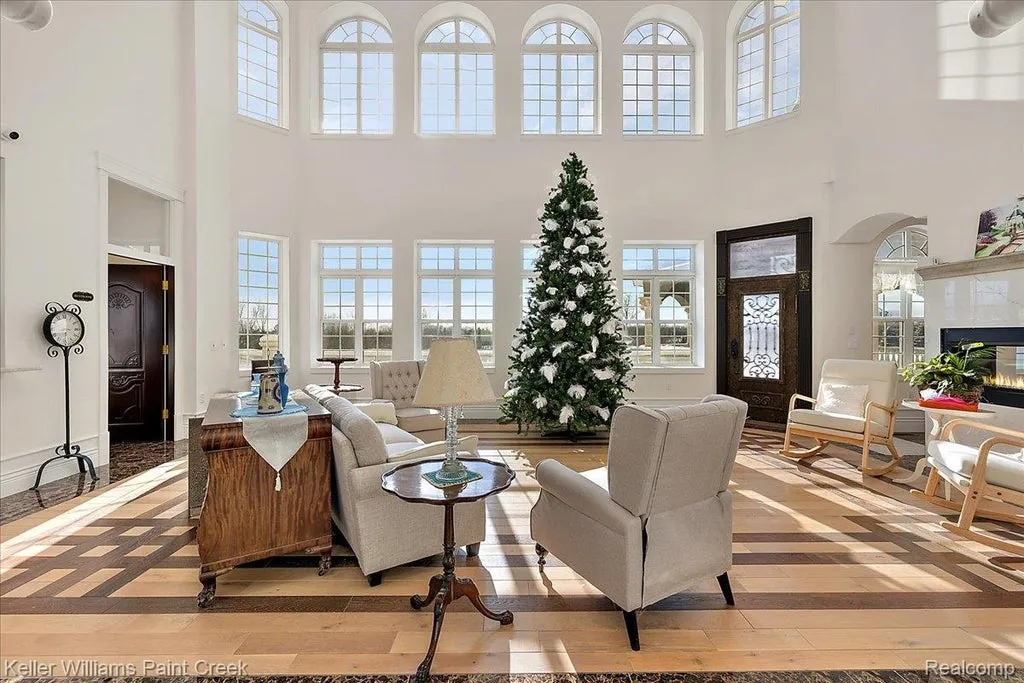Sprawling Michigan Lakefront Estate With 15 Bedrooms, an Indoor Pool and 13-Car Garage Asks $7,500,000 7 68050 Hillside Lane Washington MI 4809515
