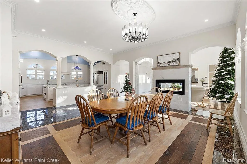 Sprawling Michigan Lakefront Estate With 15 Bedrooms, an Indoor Pool and 13-Car Garage Asks $7,500,000 8 68050 Hillside Lane Washington MI 4809522