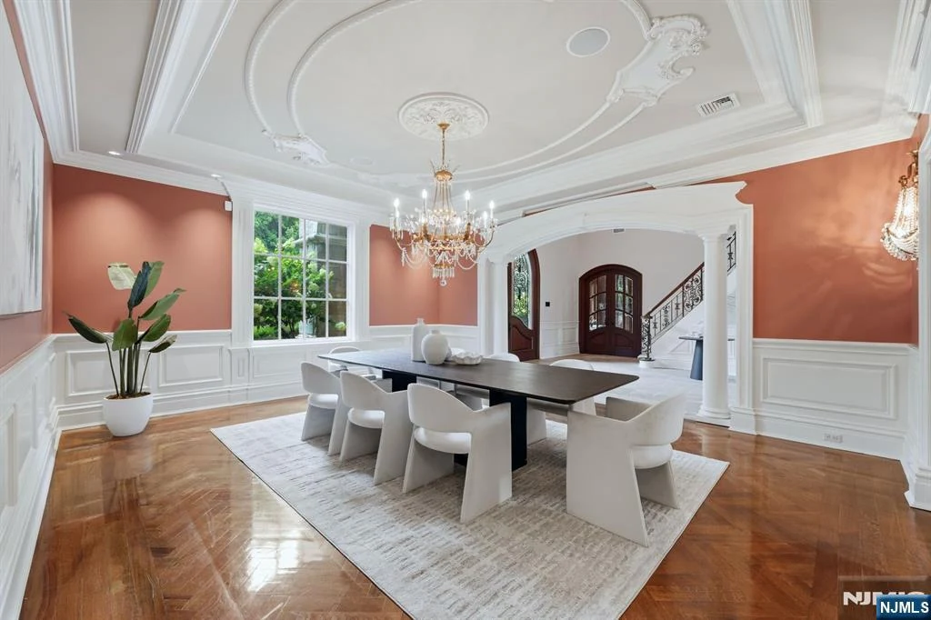 7 Buckingham Drive – Formal Dining Room Formal Dining Room at 7 Buckingham Drive, Alpine, New Jersey