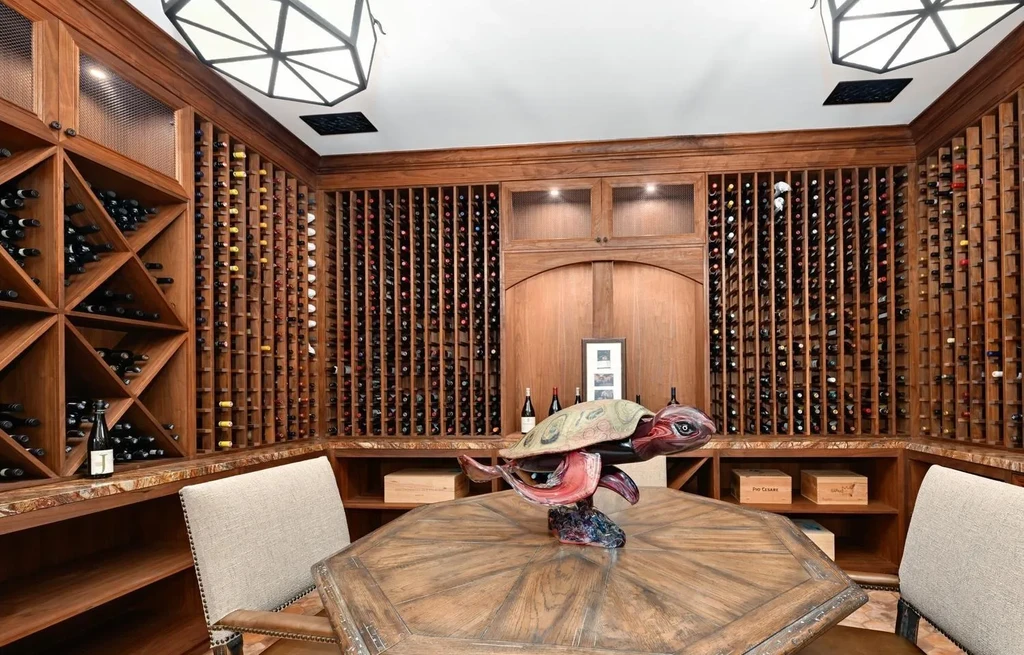 7029 Las Colinas Wood Lined Wine Cellar 7029 Las Colinas Wood Lined Wine Cellar